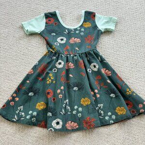Rags Modal Autumn Floral Soft Twirl Dress